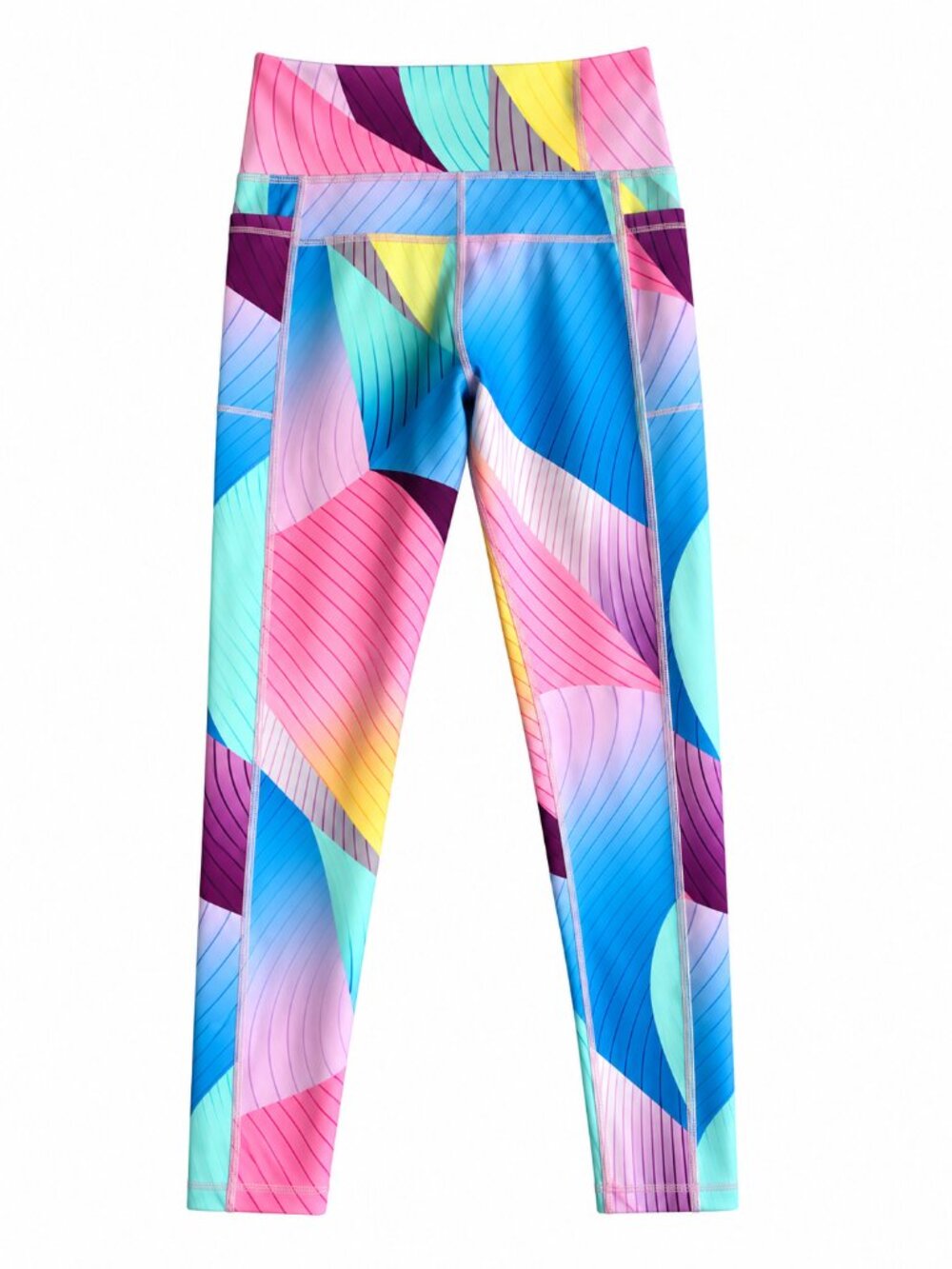DSG Girls Momentum High Rise Leggings Digital Daydream Multi NWT XL - Picture 2 of 6